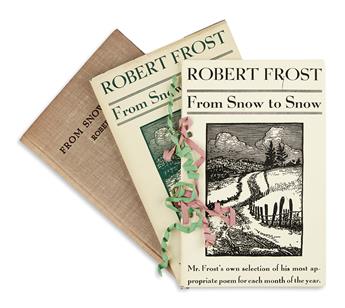 FROST, ROBERT. From Snow to Snow.